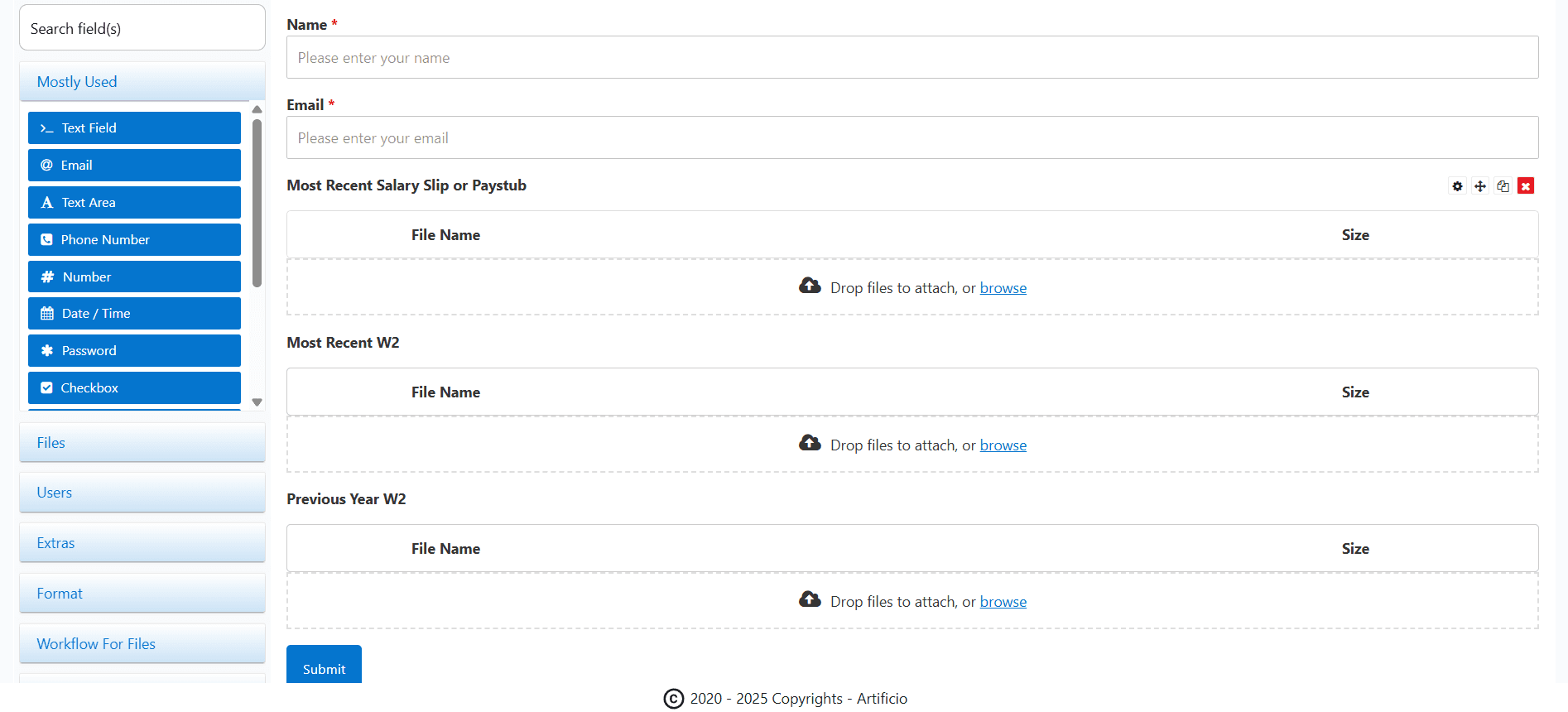 PDF File Upload for Auto Data Extraction and Auto-Fill Fields