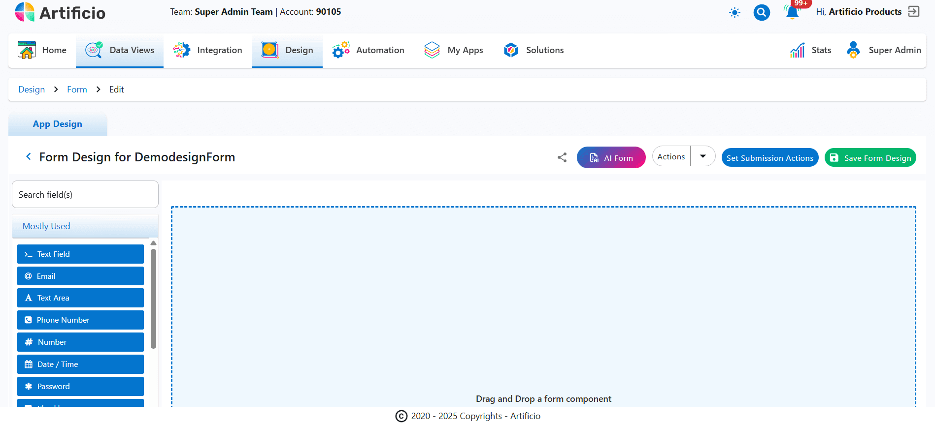 Drag-and-Drop AI ML-Driven Components