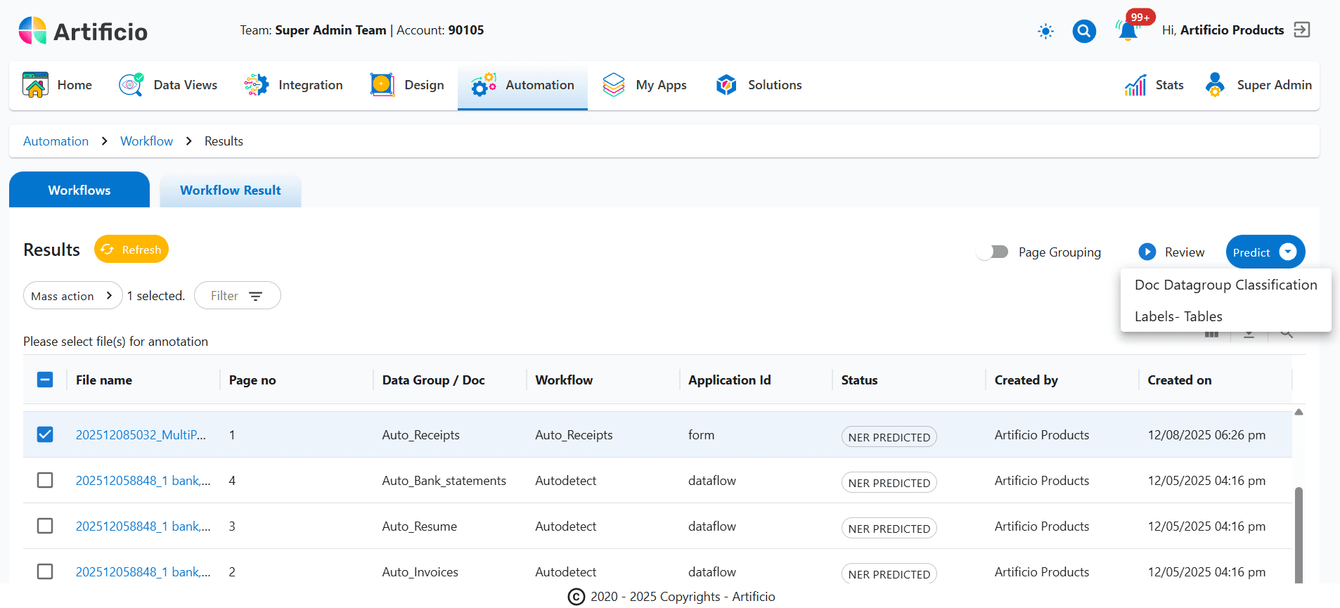 Predictive Classification