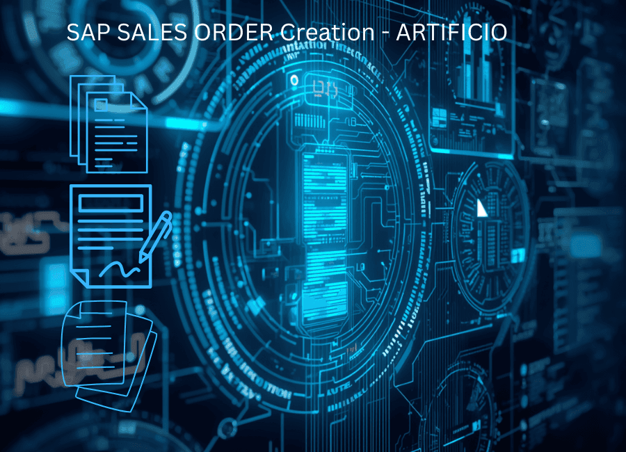 Create SAP Sales orders from POs using AI - Touchless data entry using AI Automation