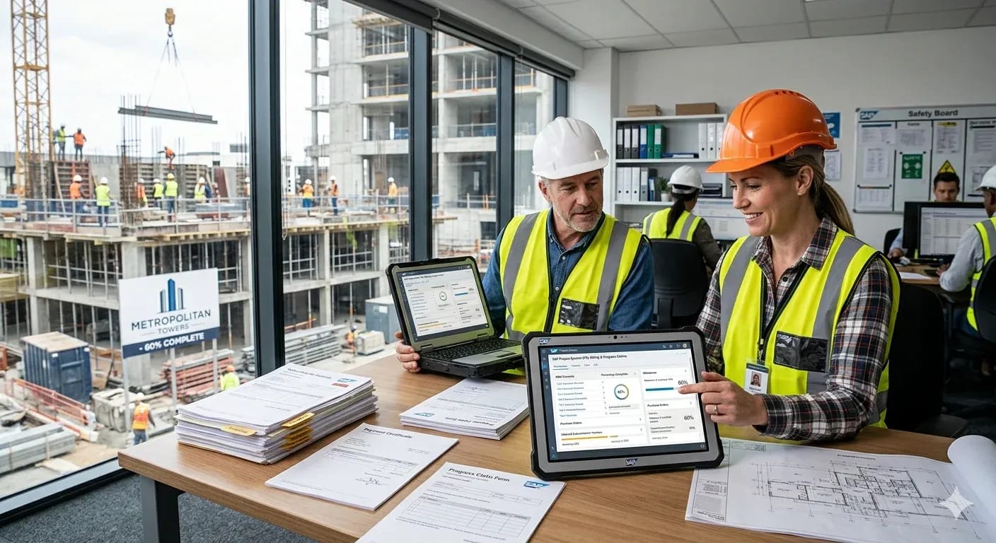 SAP for Construction: Why Progress Claims and Subcontractor Invoices Keep Breaking Your Cash Flow
