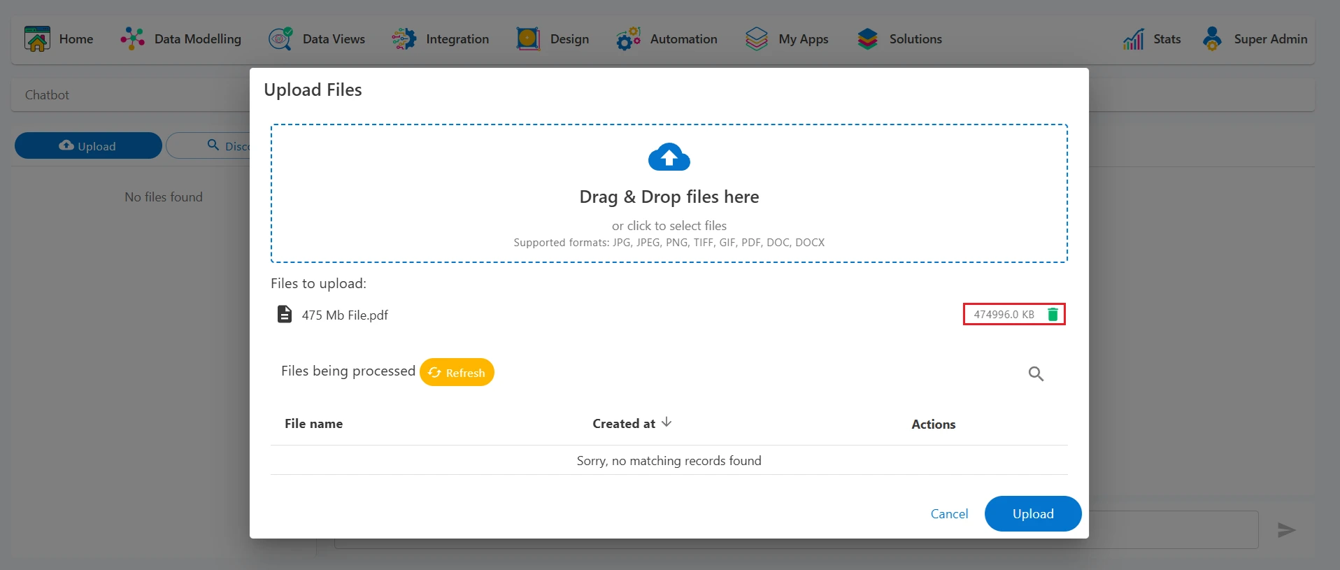 500MB File Processing
