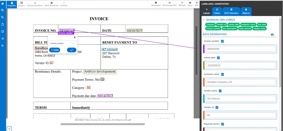 Automated Data Extraction